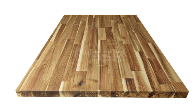 Finger joint wood table top