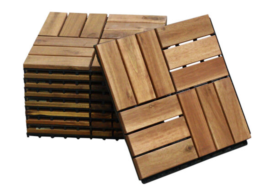 Natural wood decking tiles – Versatile products from SSR VINA