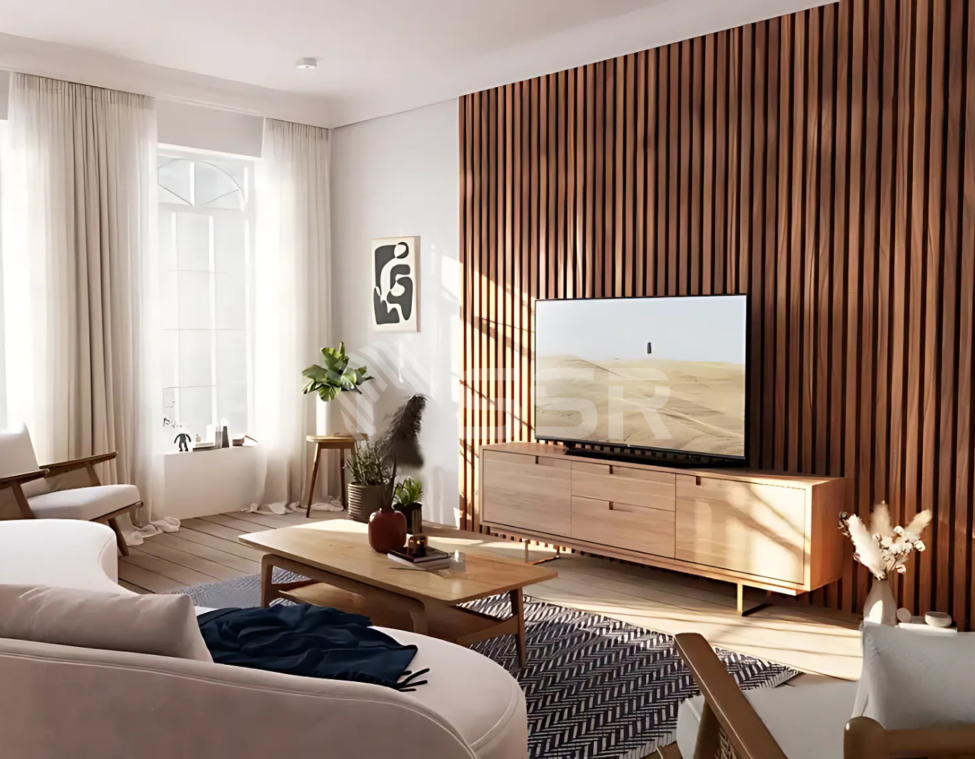 rubber-wood-in-living-room