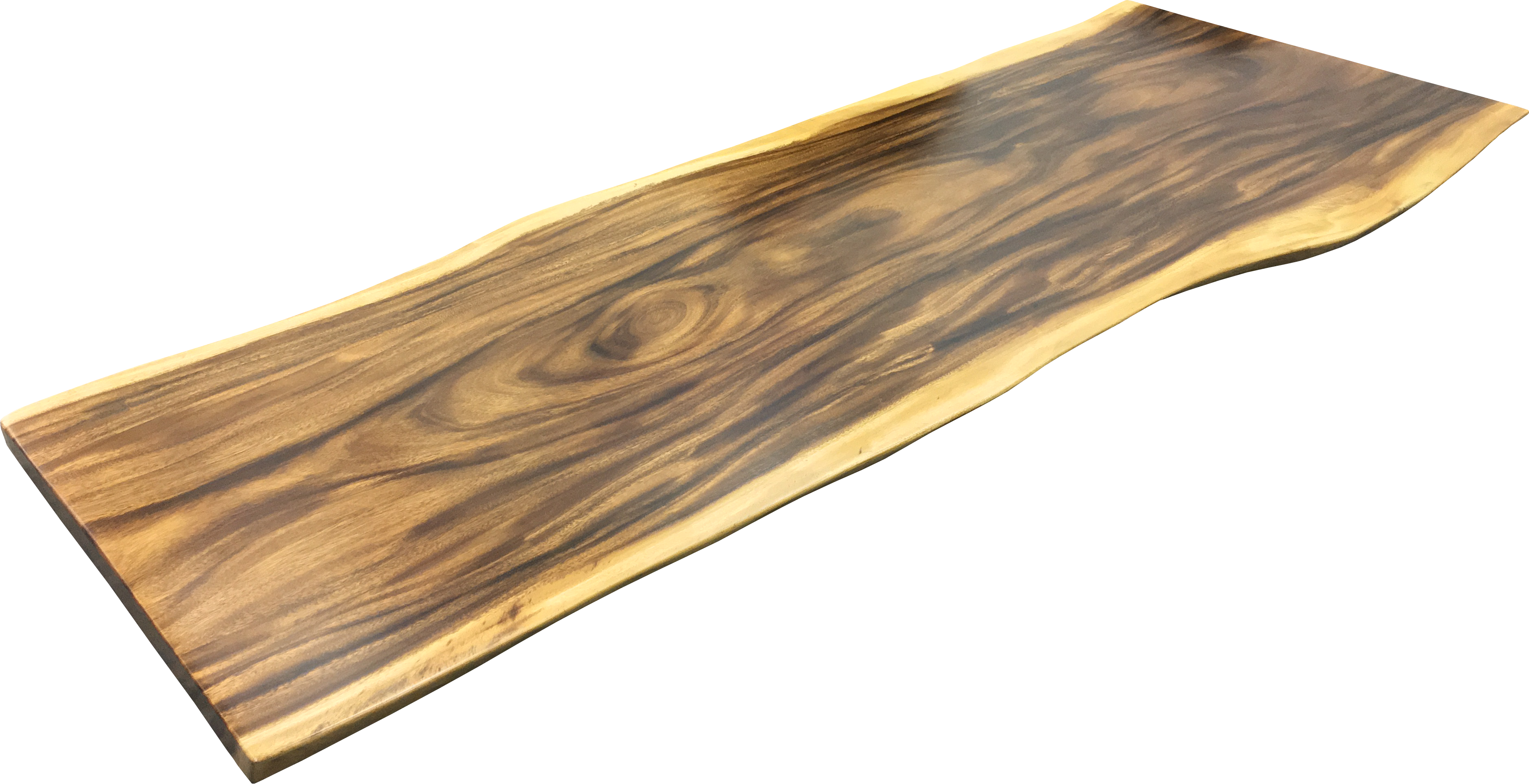 Oiled Rain Tree Live Edge Wood Slab 1