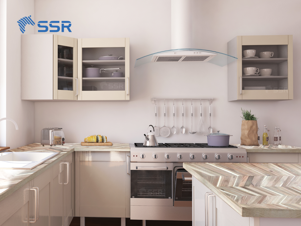 [Good Promotion] Acacia Chevron Countertop Made In Vietnam