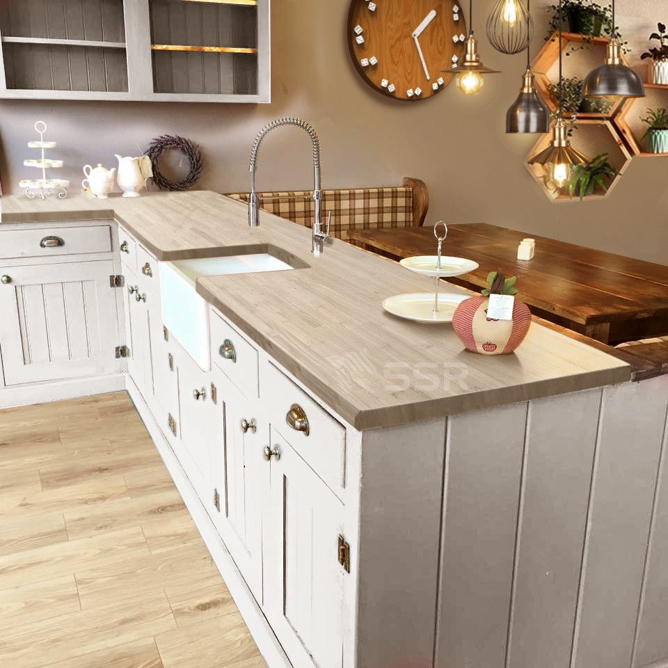 Rubber Wood Butcher Block Countertop Supplier