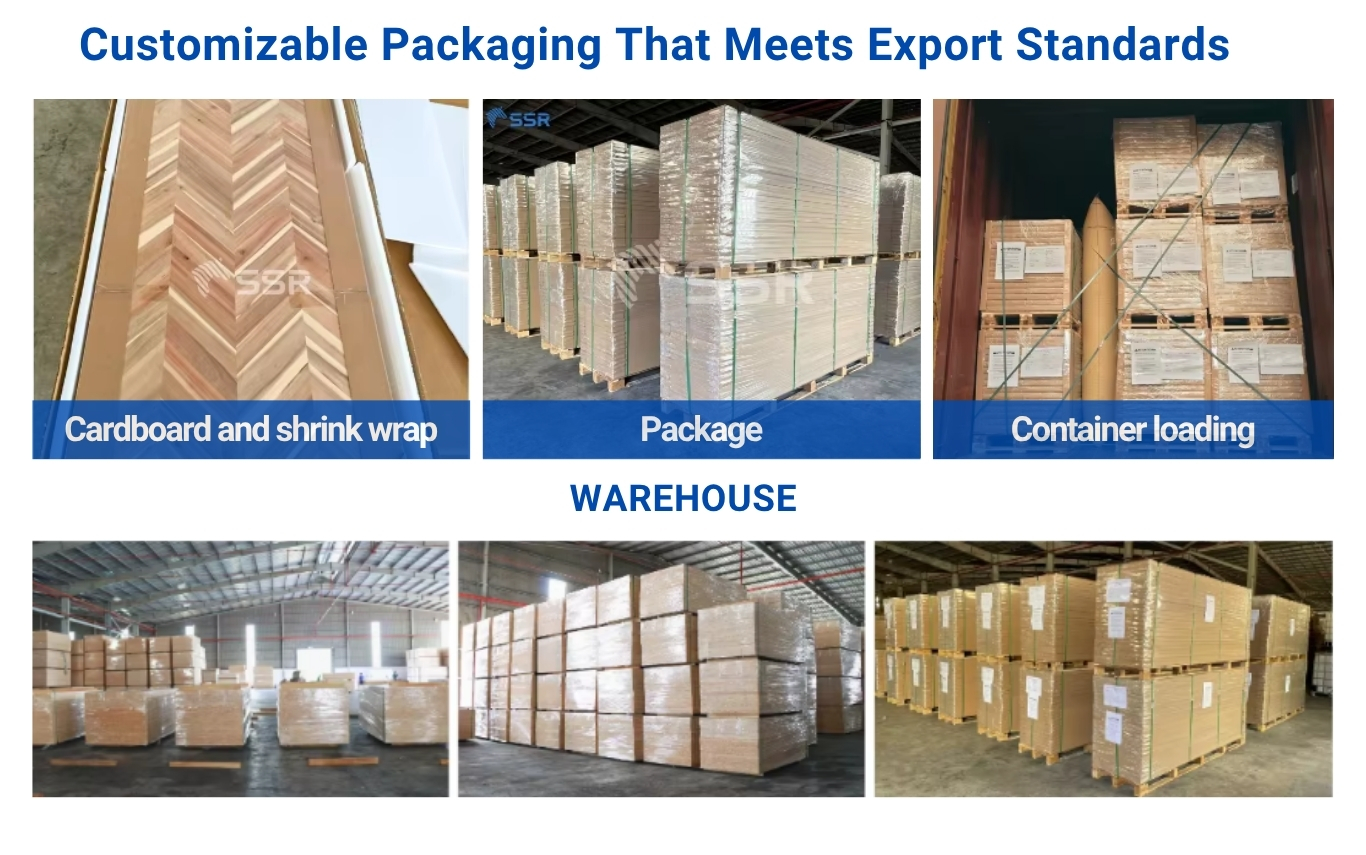 Durable Rubberwood Chevron Countertop For Kitchen Tabletop