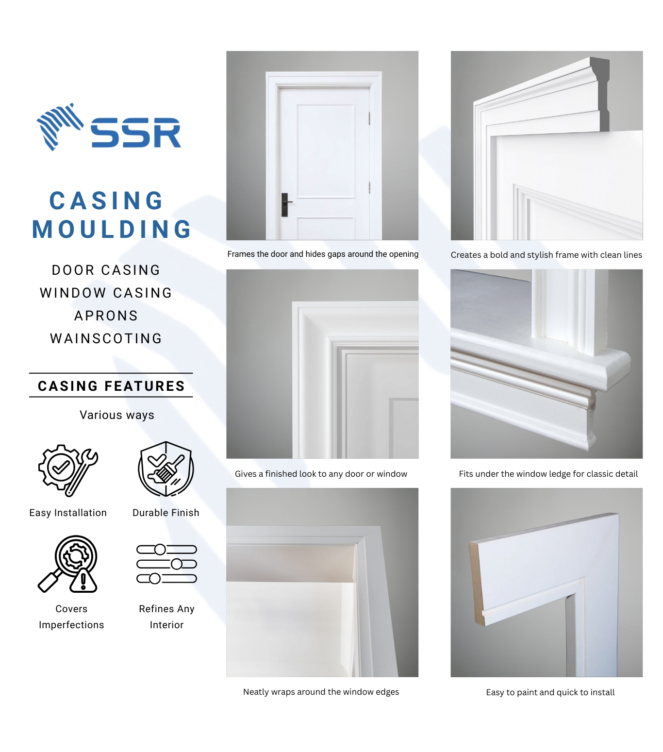 Advantages of casings