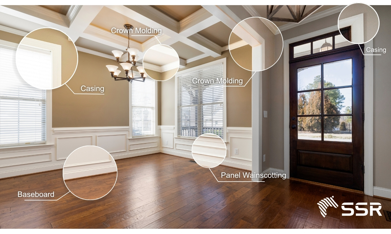 (Good Promotion) Wholesales Primed Pine Wood Baseboard Made in Vietnam