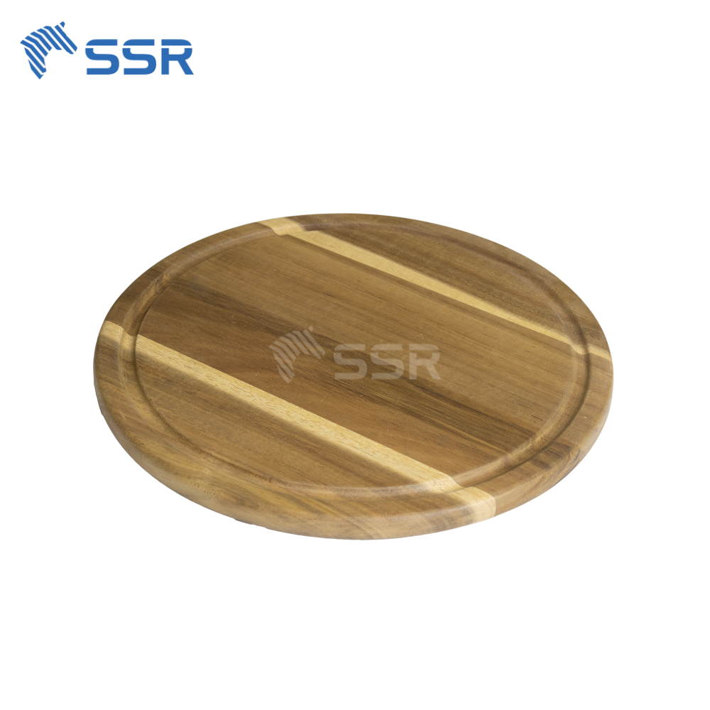 Acacia Wood Round Cutting Board- CBT01 (3)
