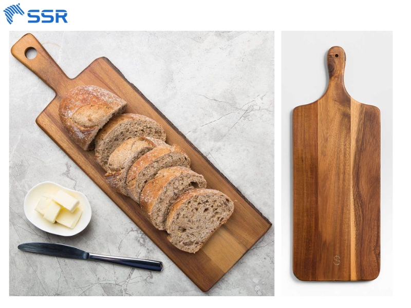 acacia wood paddle board