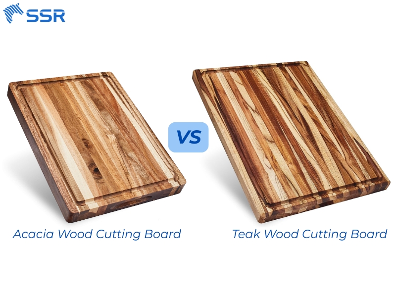 acacia wood vs teak cutting board