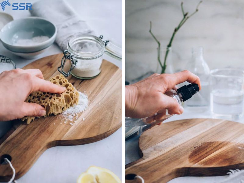 do not soak your wood chopping board