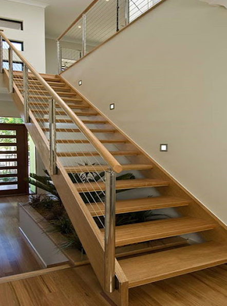 wooden stair