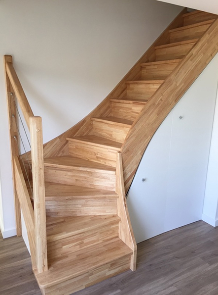 wooden stair